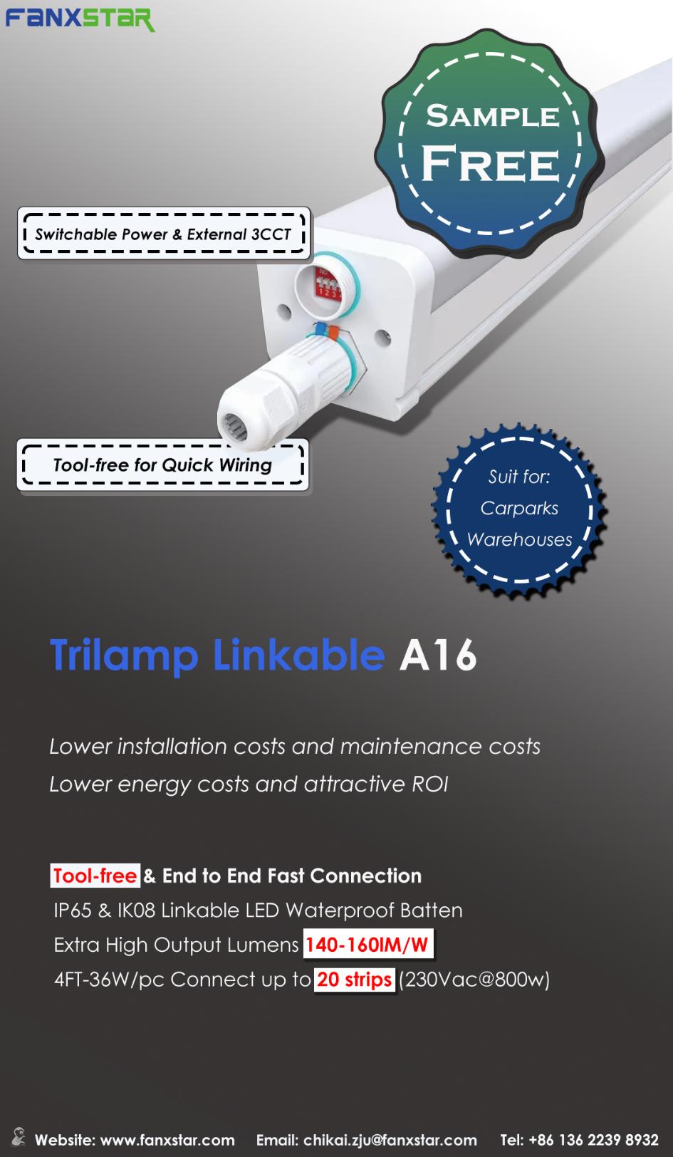 Tri-probationem luminaria: et perfectum luminatione solutio ad exposcens environments (liberum sample)