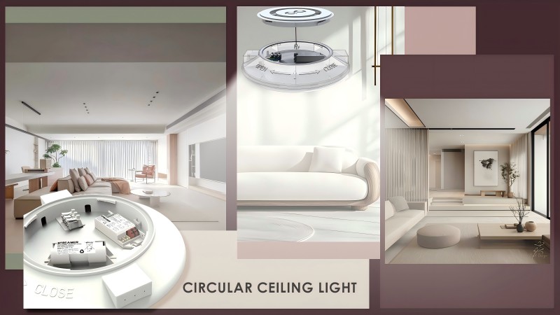 Quid cautiones et installation modi circularis laquearia lux installation?